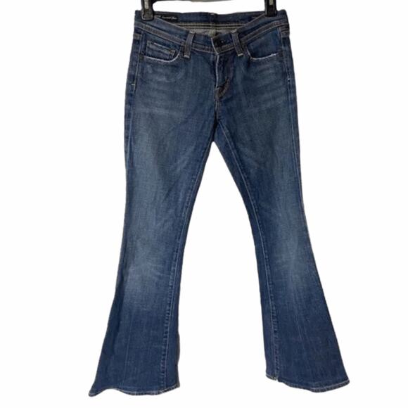 Citizens of Humanity Ingrid Jeans Women's Size 25 Flared Blue stretch low rise - Picture 1 of 7